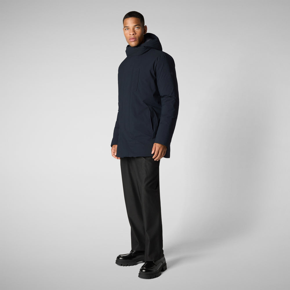 Save the duck PARKA UOMO SESLE IN BLU NERO