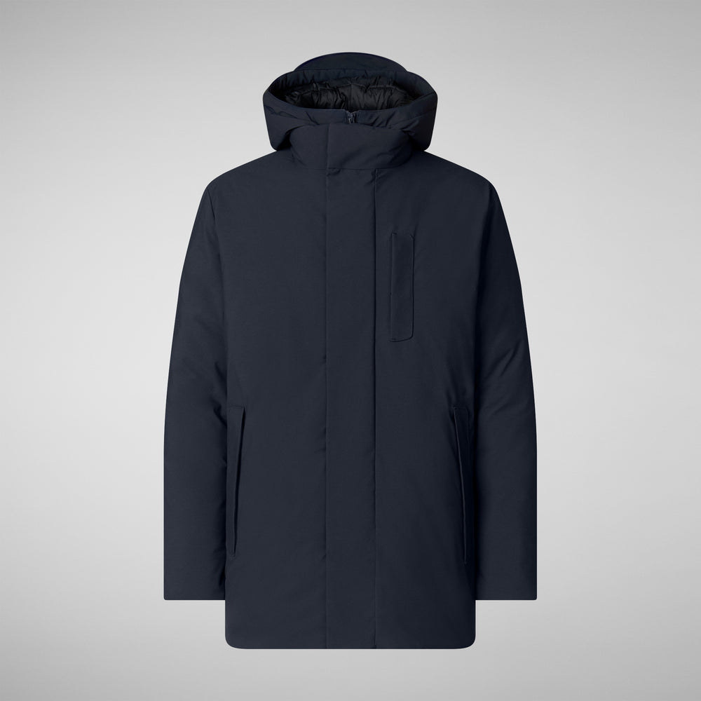 Save the duck PARKA UOMO SESLE IN BLU NERO Presa