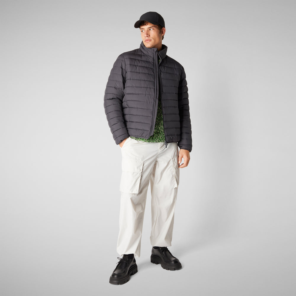 Save the duck GIACCA UOMO ERION IN GREY NERO Economico