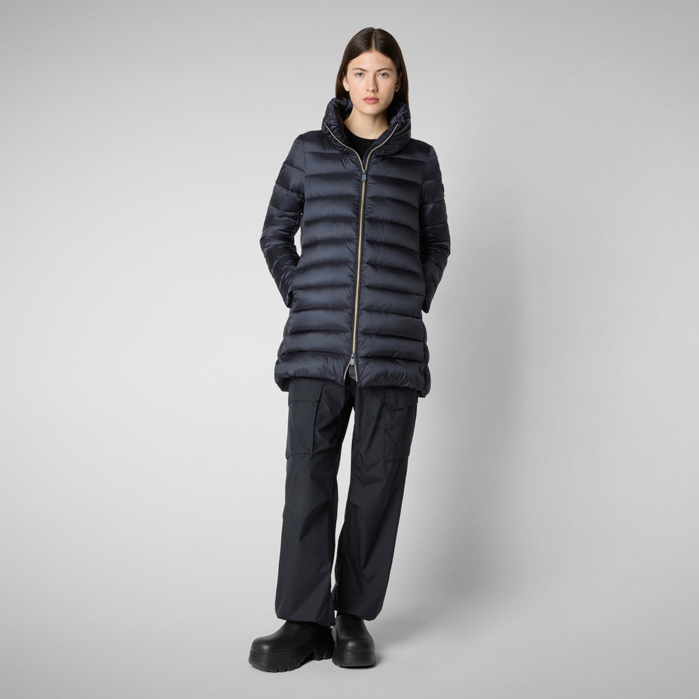 Save the duck PIUMINO ANIMAL FREE DONNA LYDIA BLU NERO