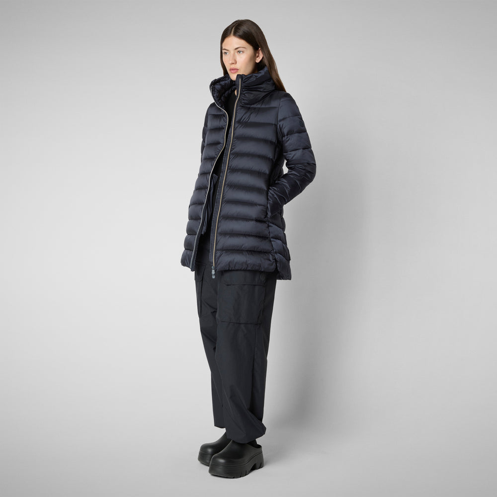 Save the duck PIUMINO ANIMAL FREE DONNA LYDIA BLU NERO Moda