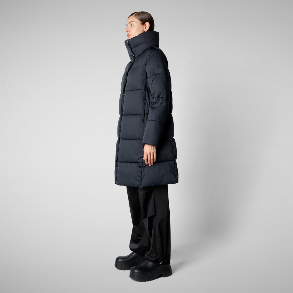 Save the duck PIUMINO ANIMAL FREE DONNA SIBYL BLU NERO 2025