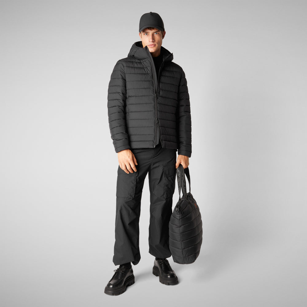 Save the duck PIUMINO UOMO JUNCUS NERO Promozione Limitata