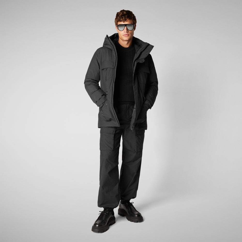 Save the duck PARKA UOMO KEATON IN NERO Saldi