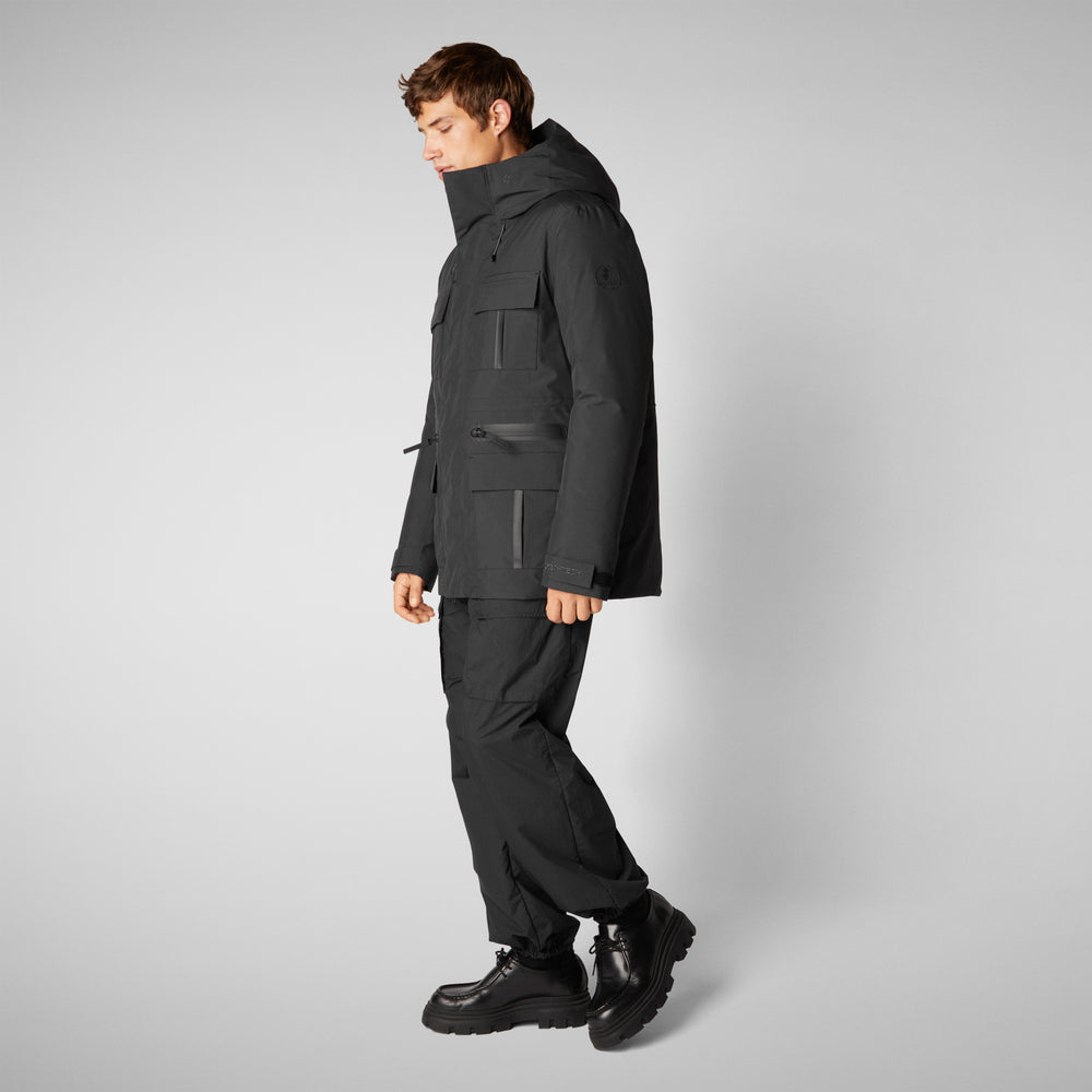Save the duck PARKA UOMO KEATON IN NERO Saldi