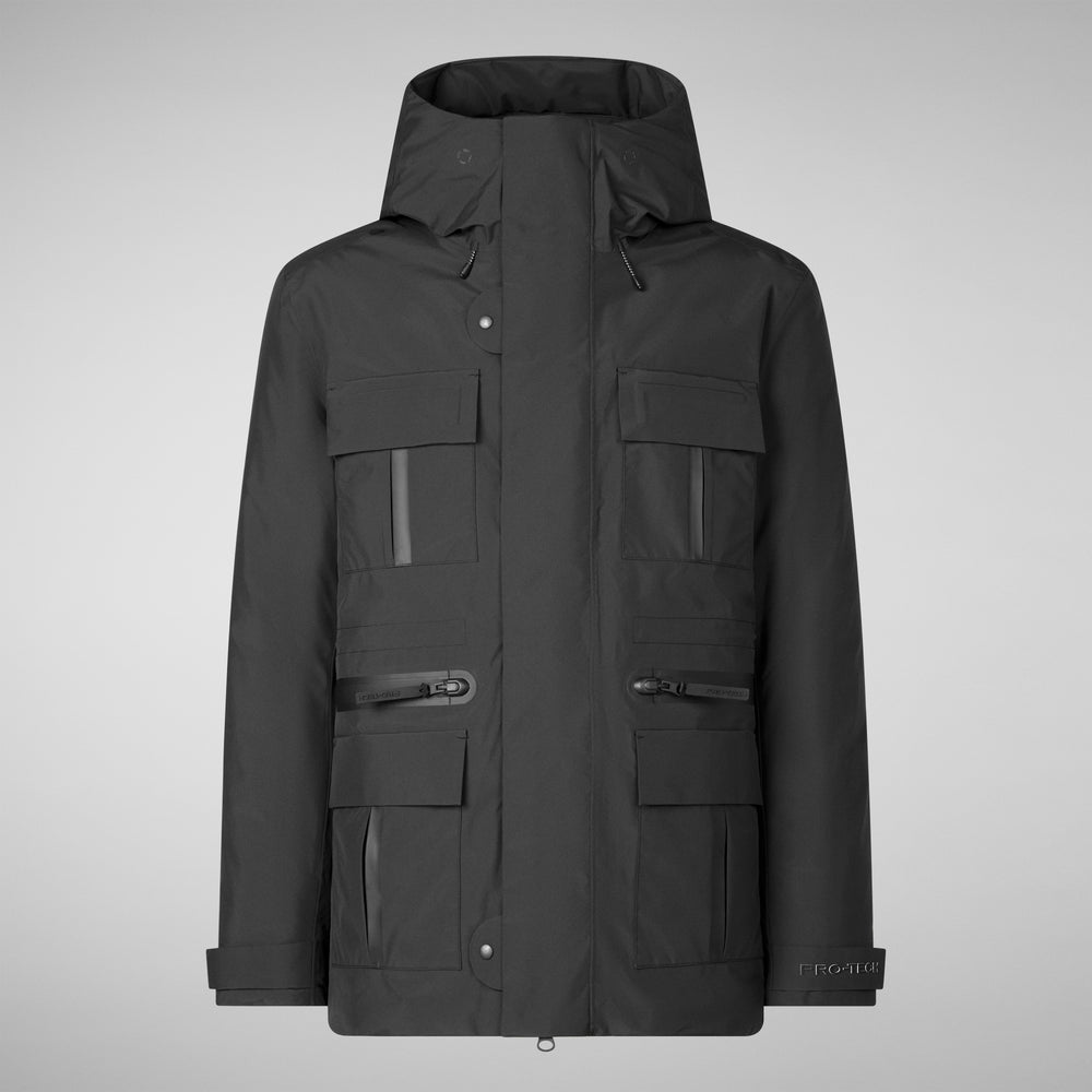 Save the duck PARKA UOMO KEATON IN NERO Saldi