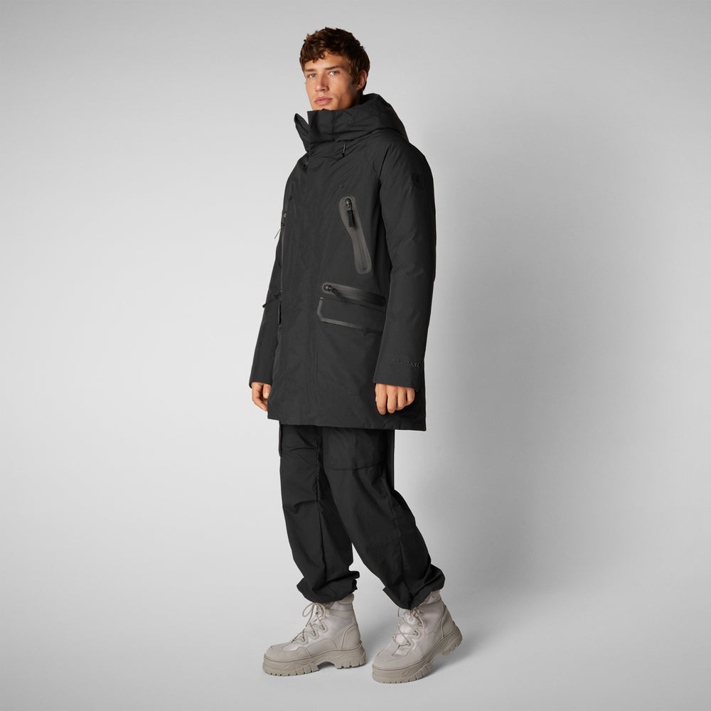 Save the duck PARKA UOMO HARVEY IN NERO Hotsell
