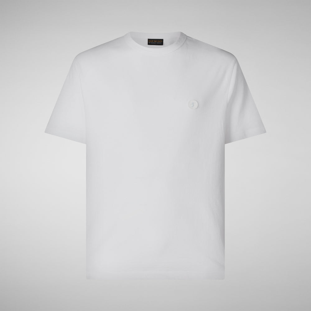 Save the duck T-SHIRT UOMO BRAM IN OFF WHITE Vendita Calda