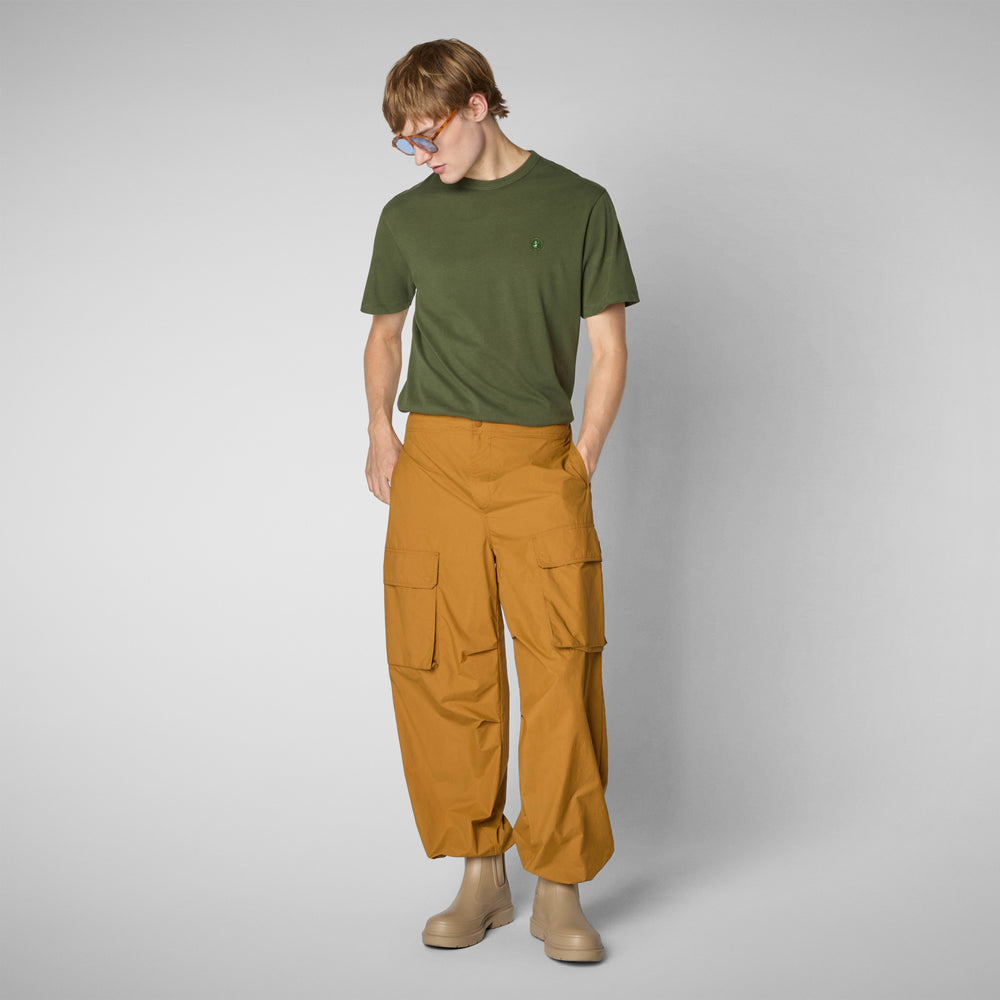 Save the duck T-SHIRT UOMO BRAM IN MOSS GREEN Saldi Di Fabbrica