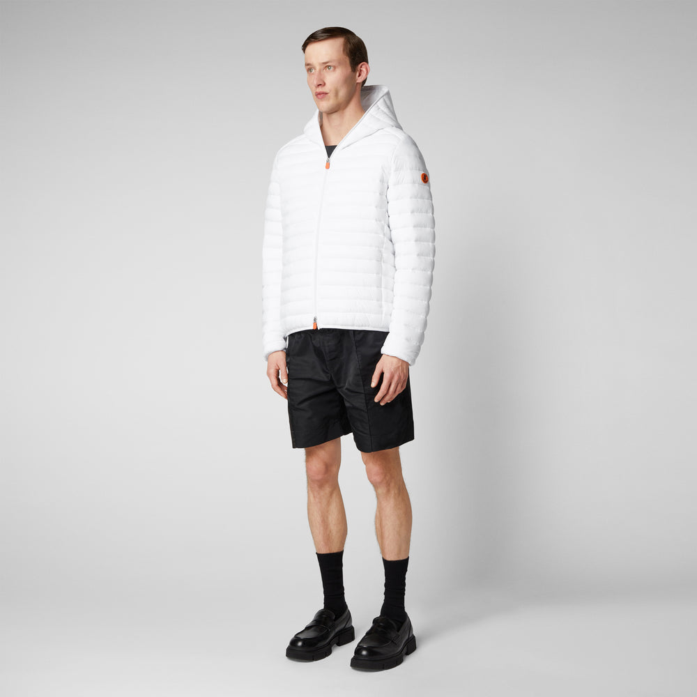 Save the duck Piumino animal free uomo Donald bianco Spedizione Gratuita