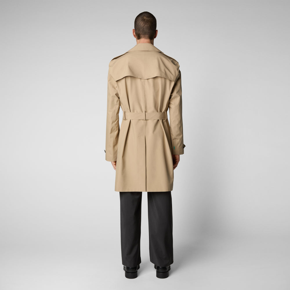 Save the duck Impermeabile uomo Zarek sturdust beige Soddisfazione Garantita
