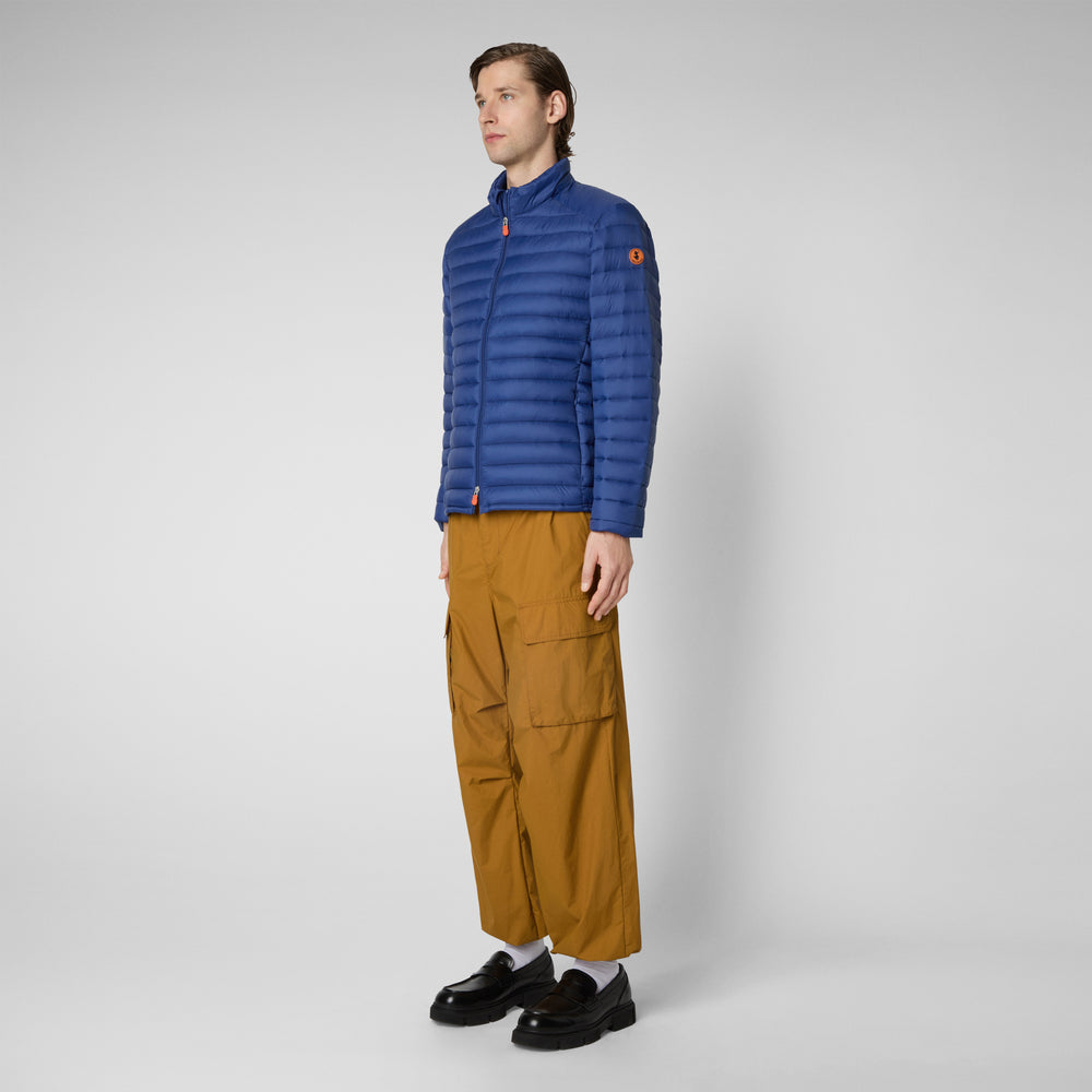 Save the duck Piumino animal free uomo Alexander blu elettrico Promozione Limitata