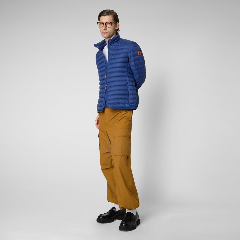 Save the duck Piumino animal free uomo Alexander blu elettrico Promozione Limitata