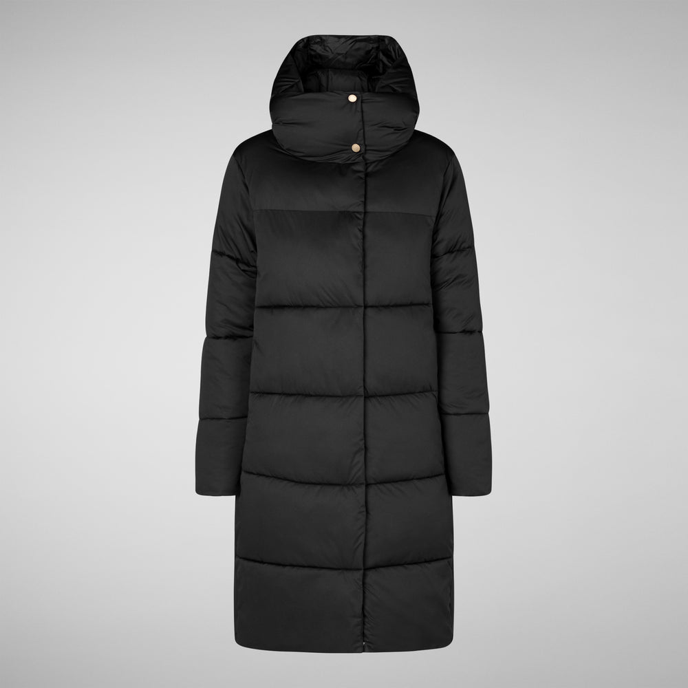 Save the duck PIUMINO ANIMAL FREE DONNA SIBYL NERO In Vendita