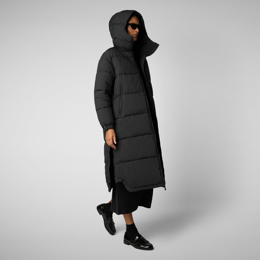 Save the duck PIUMINO ANIMAL FREE DONNA HALESIA NERO Saldi
