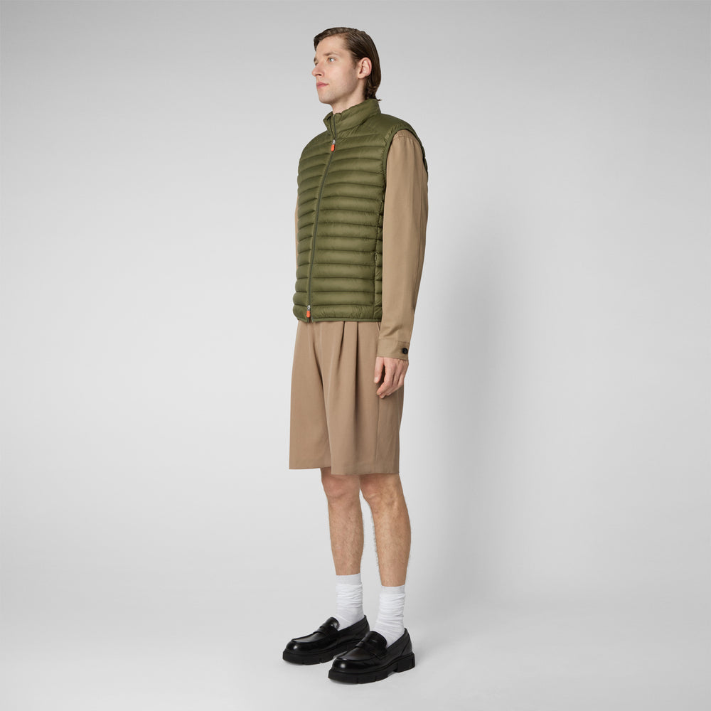 Save the duck Gilet imbottito uomo Adam Verde oliva Hotsell