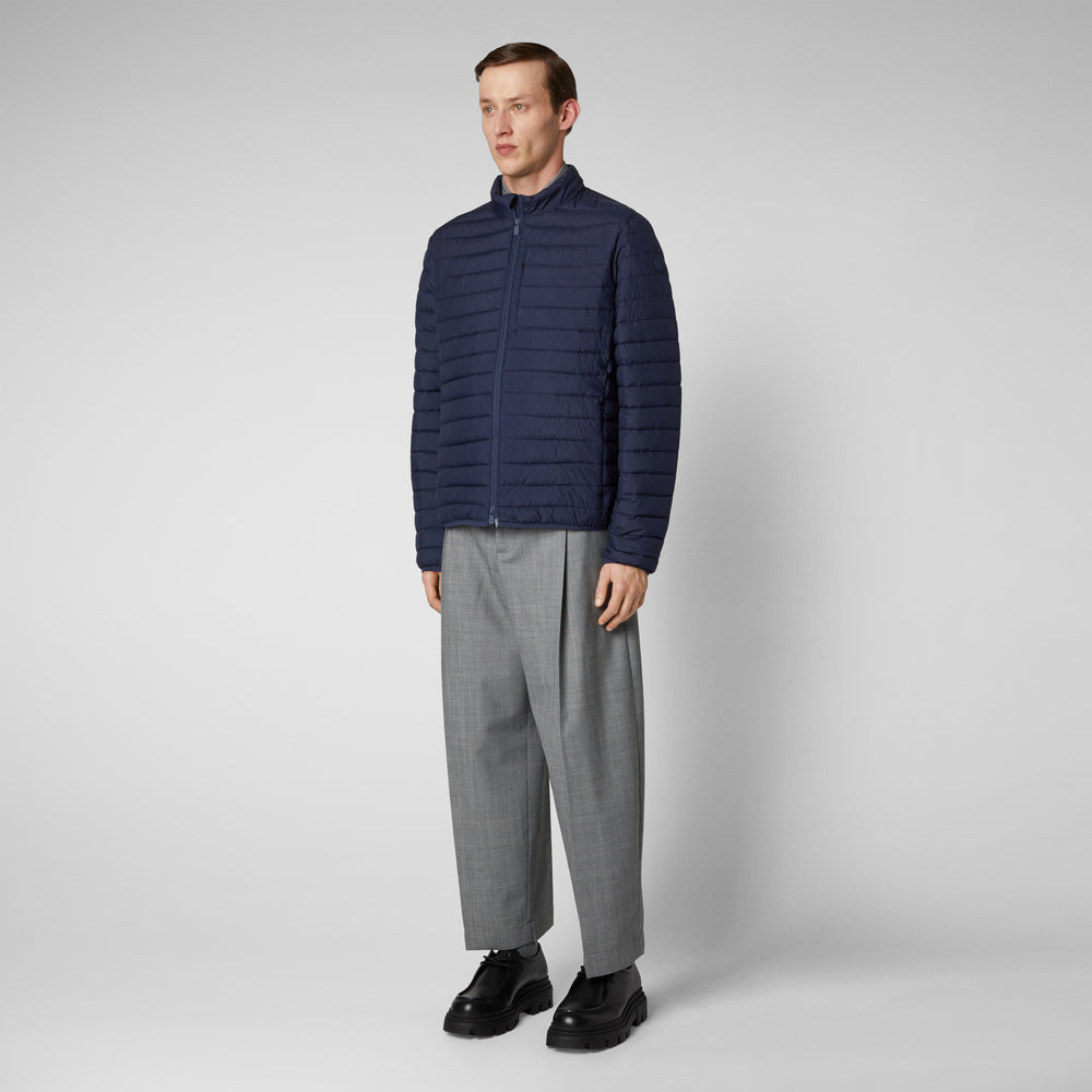 Save the duck Piumino animal free uomo Cole blu navy Vendita Economica