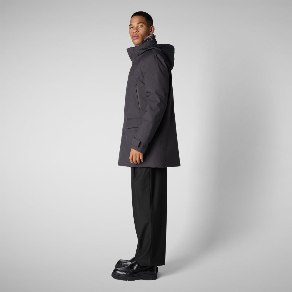 Save the duck GIACCA UOMO AMBROSE CHARCOAL GREY MELANGE Negozio