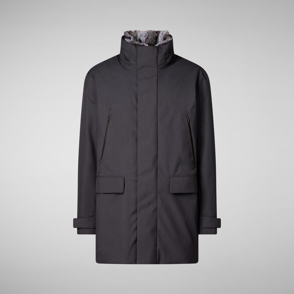 Save the duck GIACCA UOMO AMBROSE CHARCOAL GREY MELANGE Negozio