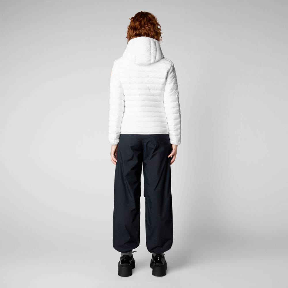 Save the duck Piumino animal free con cappuccio donna Daisy off bianco Pezzi Unici
