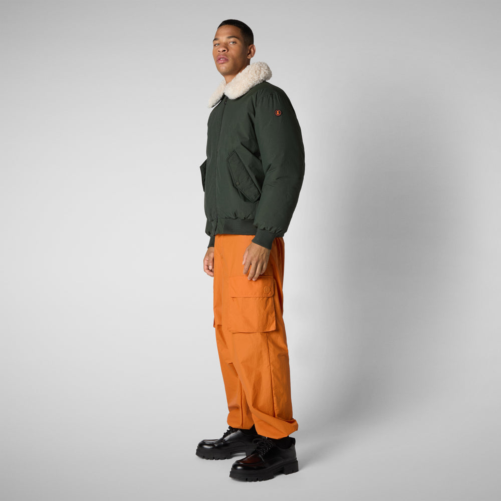 Save the duck GIACCA UOMO RIKER IN LAND GREEN Promozione Limitata