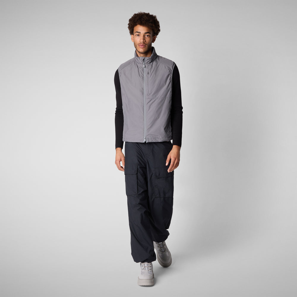 Save the duck GILET UOMO TURNER IN MID GREY
