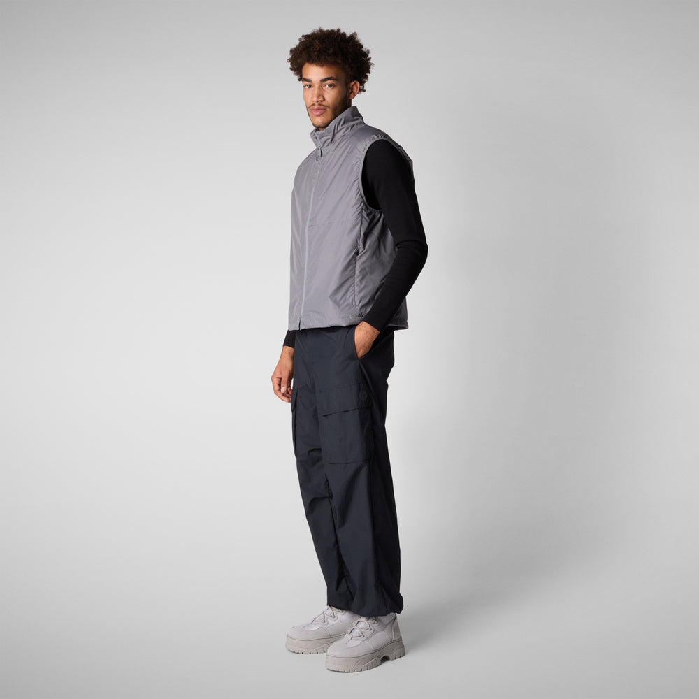 Save the duck GILET UOMO TURNER IN MID GREY Fino Al -60%