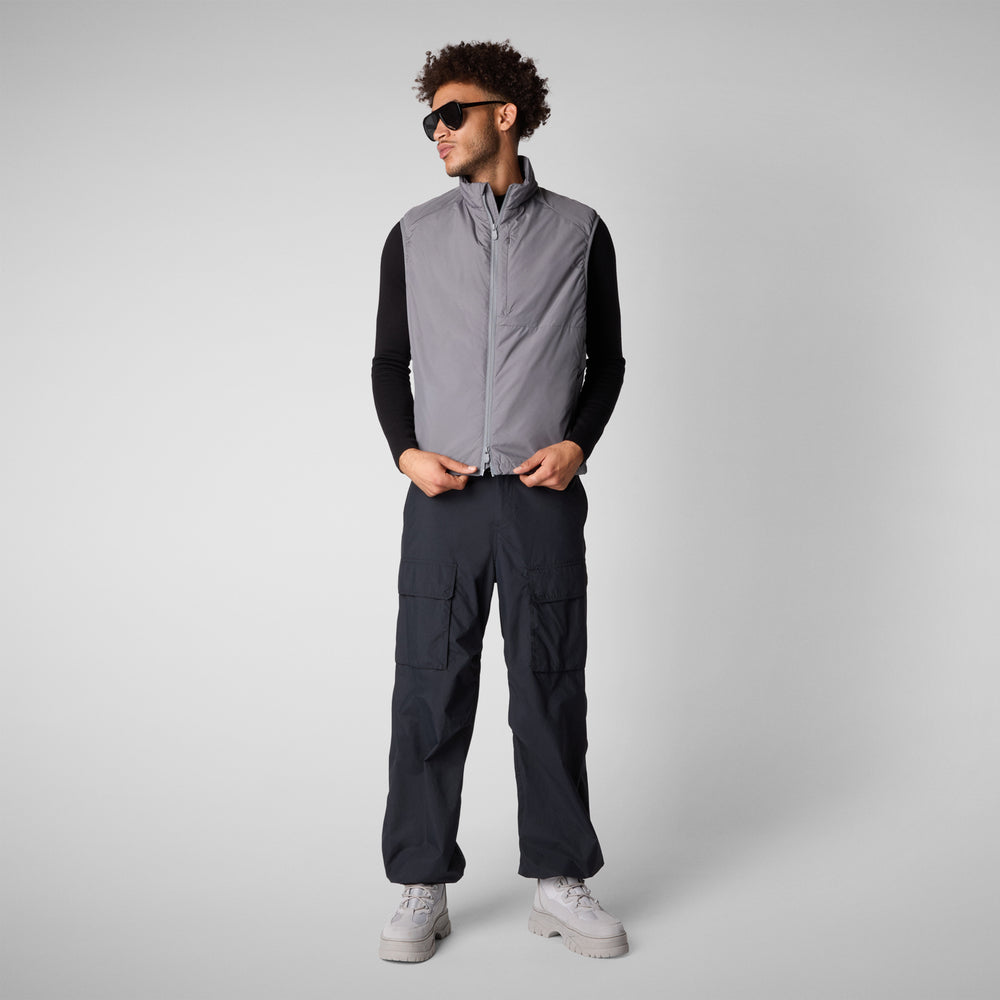 Save the duck GILET UOMO TURNER IN MID GREY Fino Al -60%