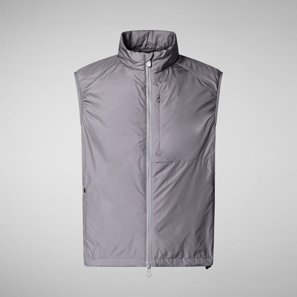 Save the duck GILET UOMO TURNER IN MID GREY Fino Al -60%