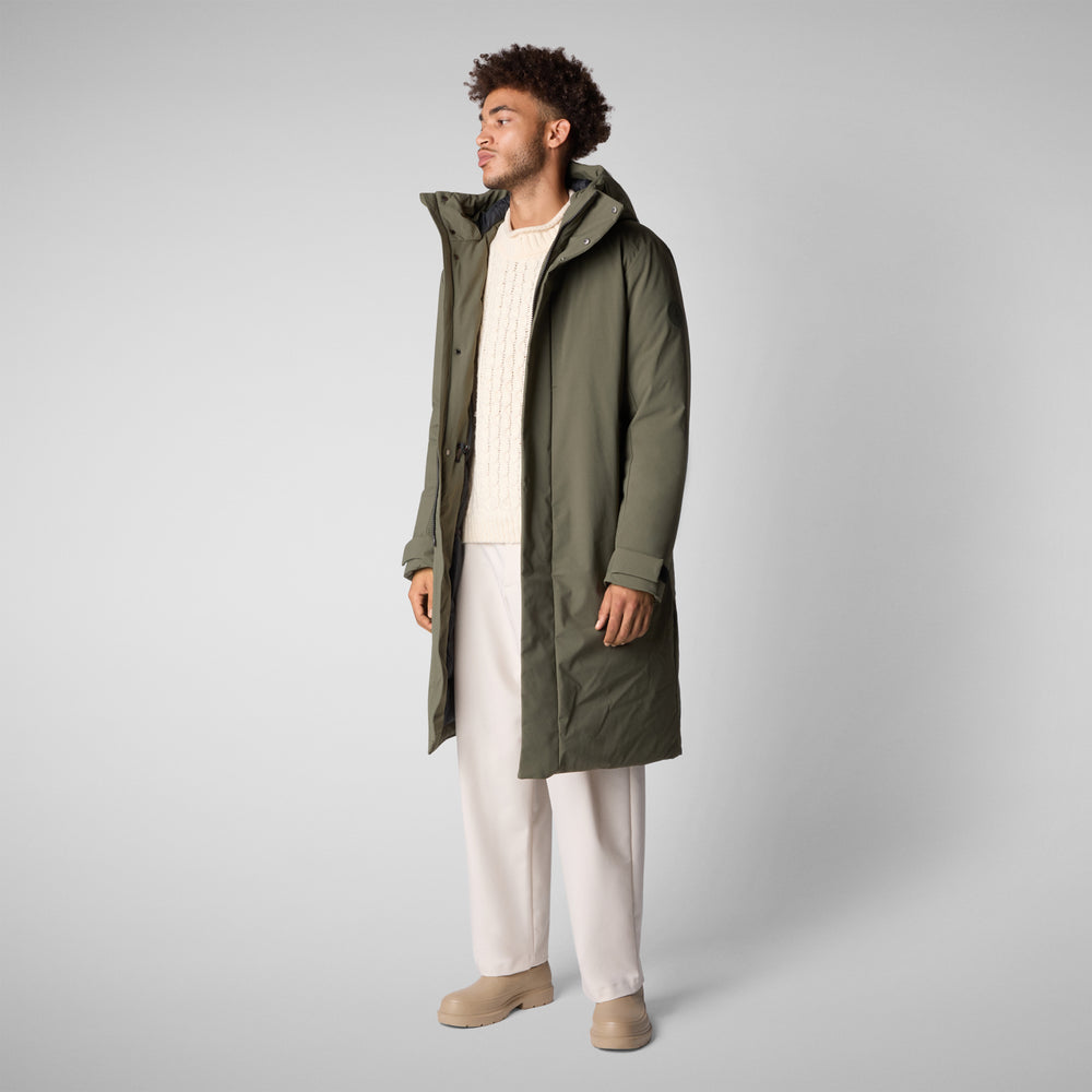 Save the duck PARKA UOMO RODERICK IN LAUREL GREEN Affare Del Giorno