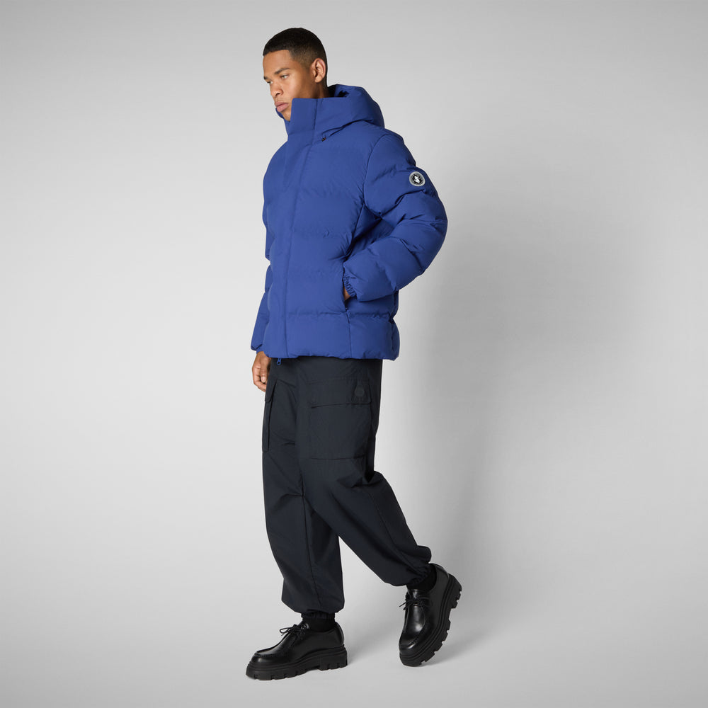 Save the duck PARKA UOMO LELAND IN ECLIPSE BLUE Prezzo Ridotto