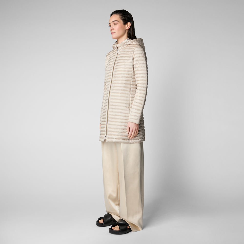 Save the duck Piumino animal free donna Megs beige sabbia Economico