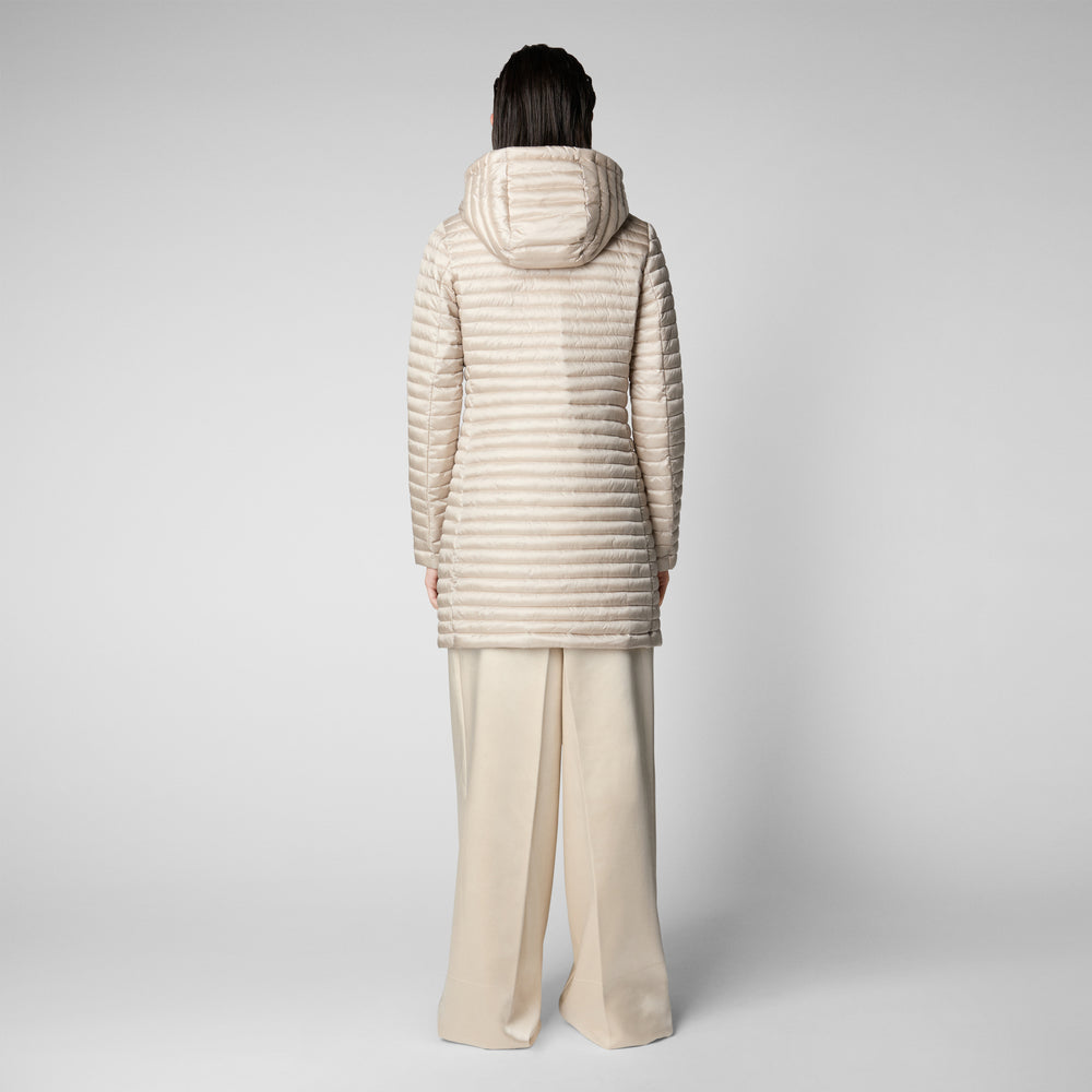 Save the duck Piumino animal free donna Megs beige sabbia Economico