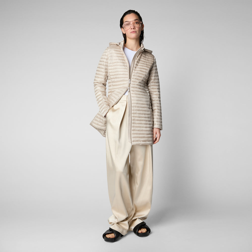 Save the duck Piumino animal free donna Megs beige sabbia Economico