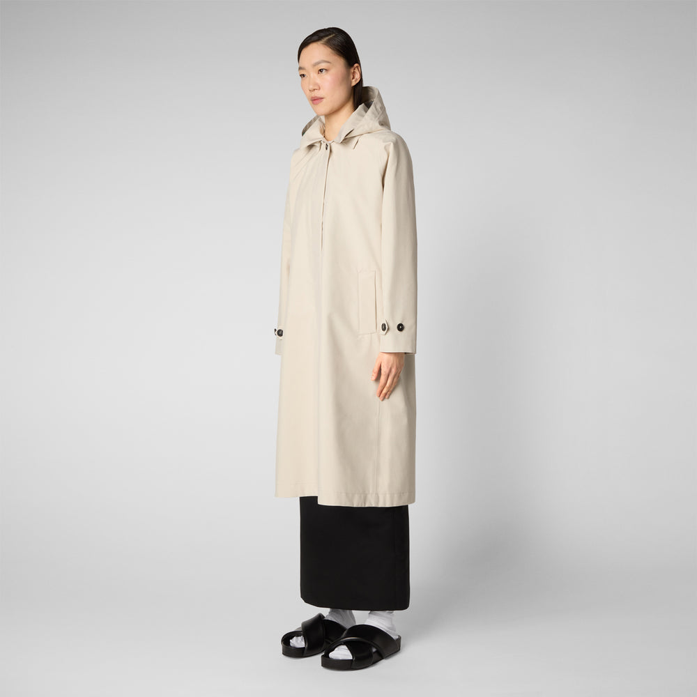 Save the duck Impermeabile donna Asia beige crema Online