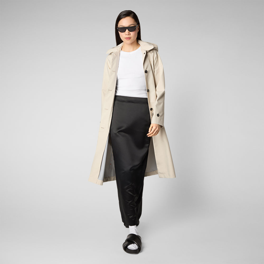 Save the duck Impermeabile donna Asia beige crema Online