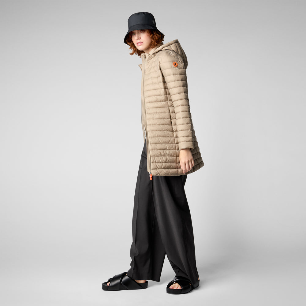 Save the duck Piumino animal free donna Bryanna Beige duna Outlet