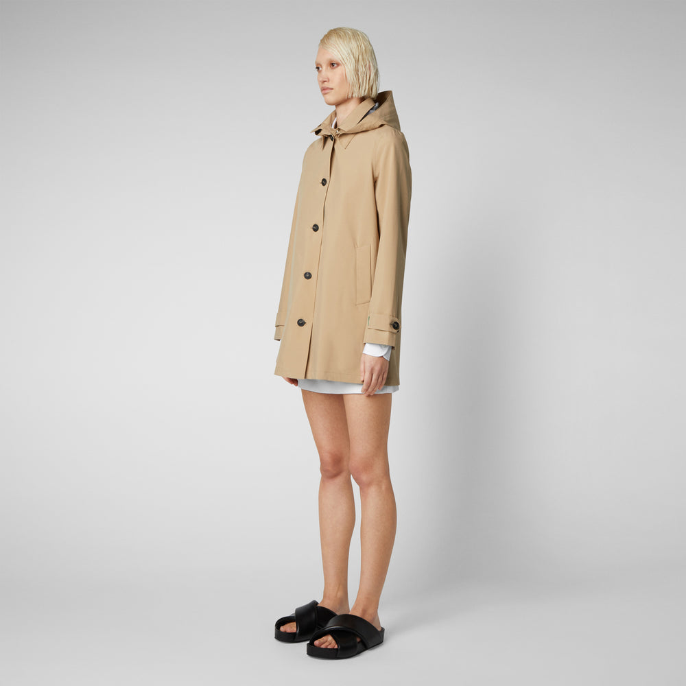 Save the duck Impermeabile donna April beige scuro In Vendita