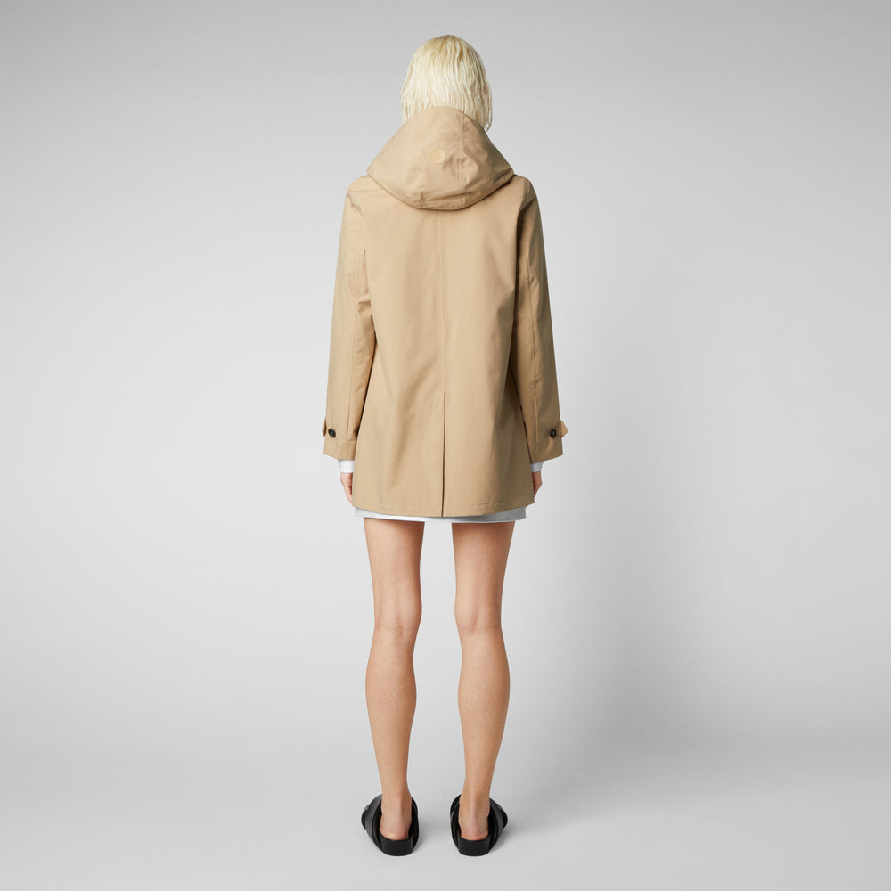 Save the duck Impermeabile donna April beige scuro In Vendita