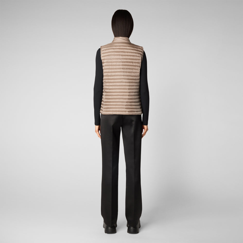 Save the duck Gilet trapuntato donna Aria grigio perla Saldi