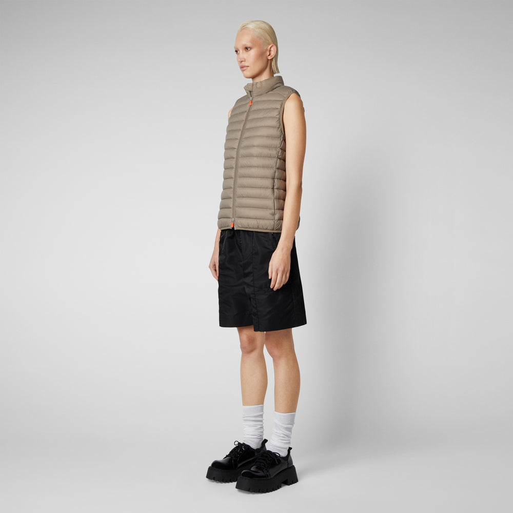 Save the duck Gilet imbottito donna Charlotte Grigio elefante Offerte