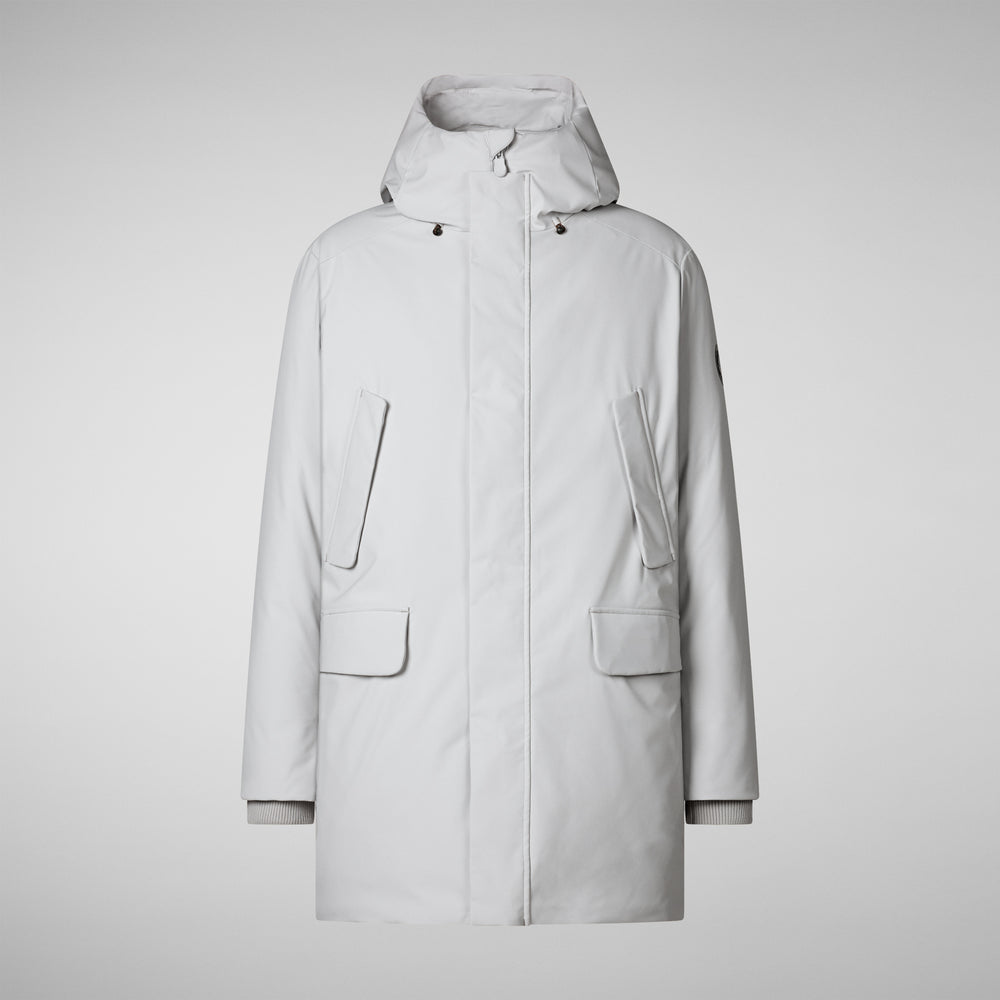 Save the duck PARKA UOMO WILSON IN FOG GREY In Saldo
