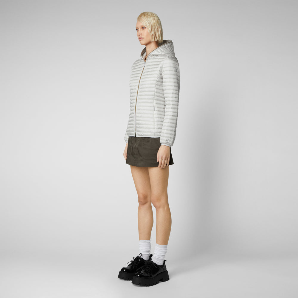 Save the duck Piumino animal-free donna Alexa Grigio nebbia Vendita