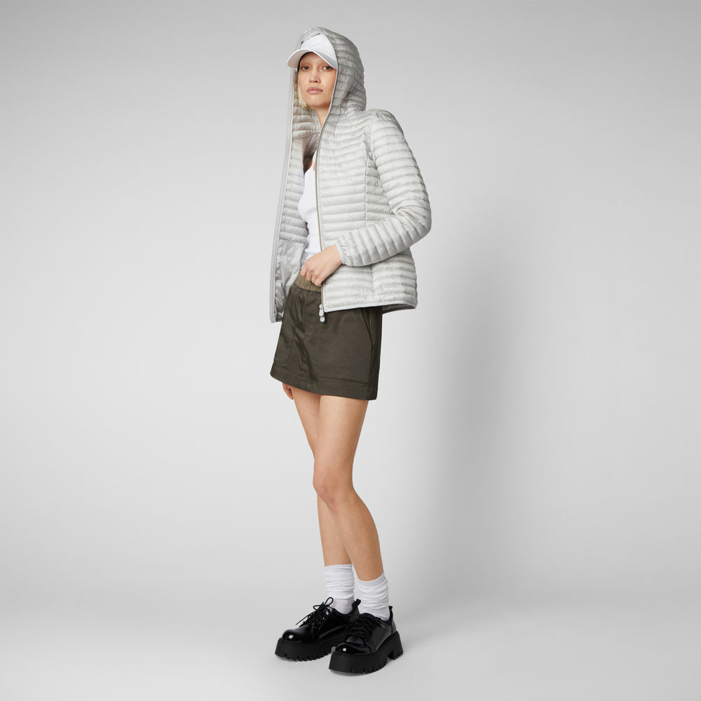 Save the duck Piumino animal-free donna Alexa Grigio nebbia Vendita