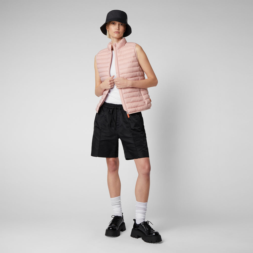 Save the duck Gilet IMBOTTITO donna Charlotte Rosa antico Consegna Veloce