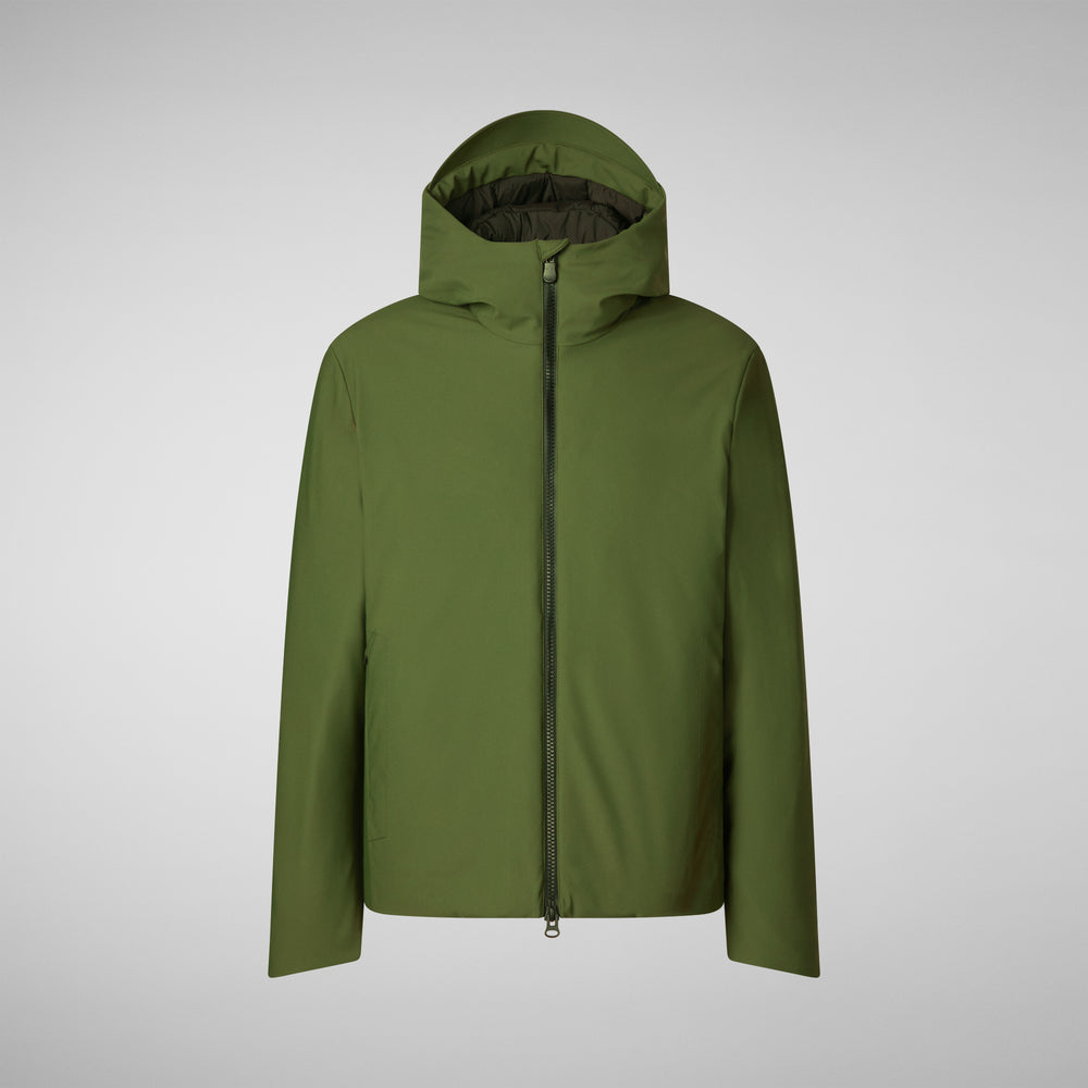 Save the duck PARKA UOMO SABAL IN MOSS GREEN Presa