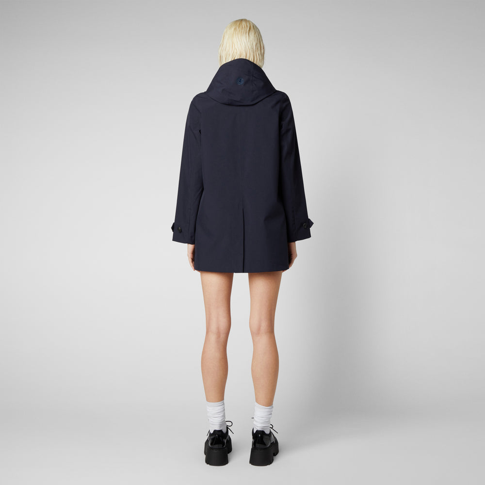 Save the duck Impermeabile donna April blu Nero Online