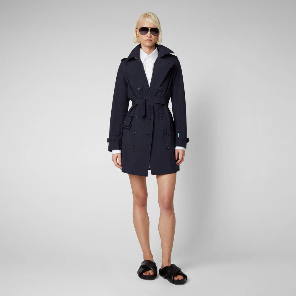 Save the duck Impermeabile donna Audrey blu Nero Outlet