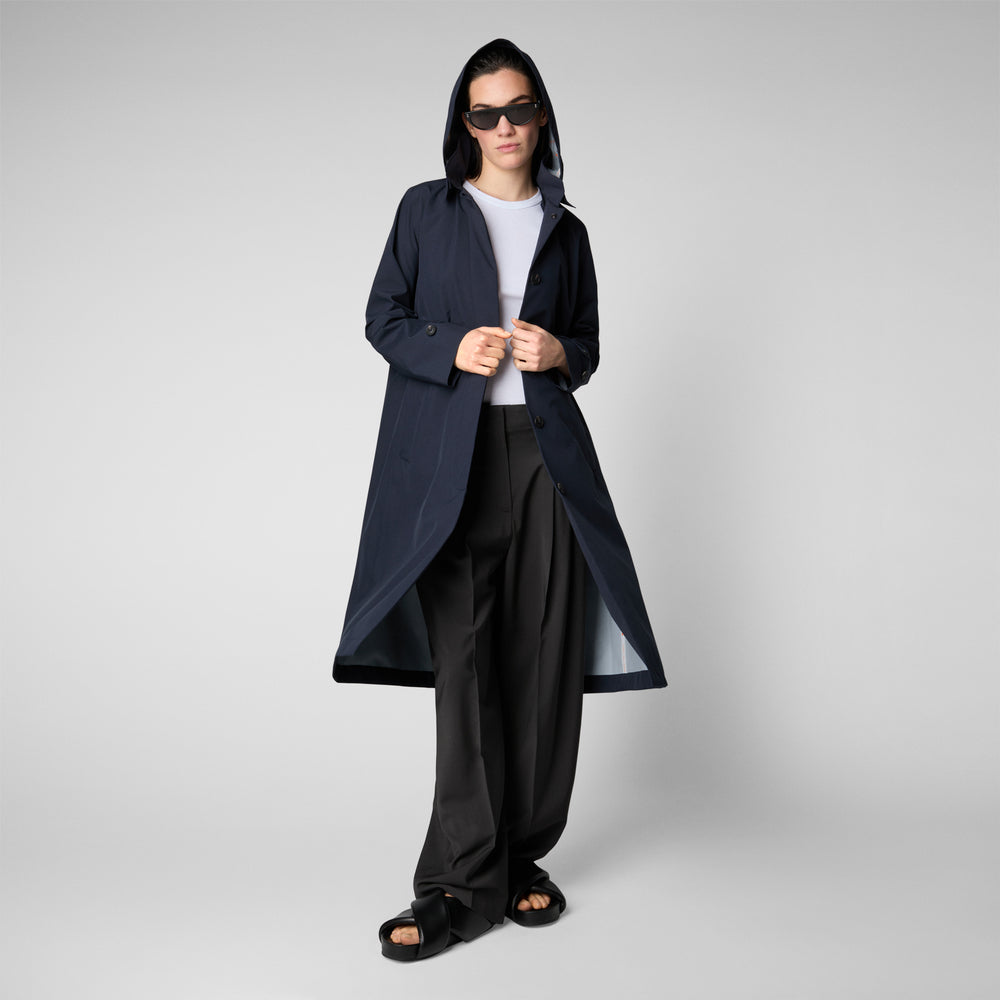 Save the duck Impermeabile donna Asia blu Nero In Vendita