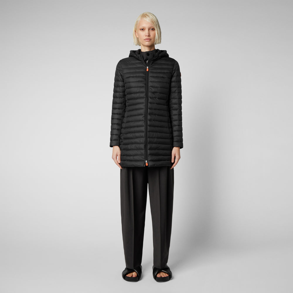 Save the duck Piumino animal free donna Bryanna Nero Saldi Di Fabbrica